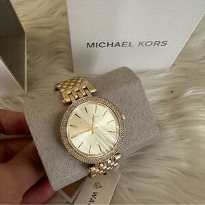 Michael Kors Gold-Tone Women's Watch with Crystal Accents